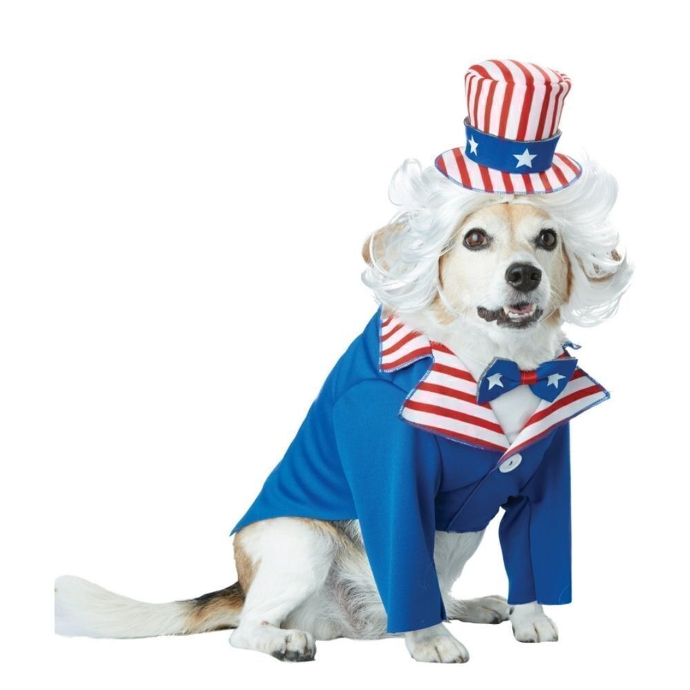 NWT Uncle Sam Patriotic Pet Halloween Costume